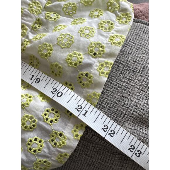 Modcloth Darling For The Prairie Sleeveless Peplum Tank Top White Women's XL NWT - Picture 11 of 12